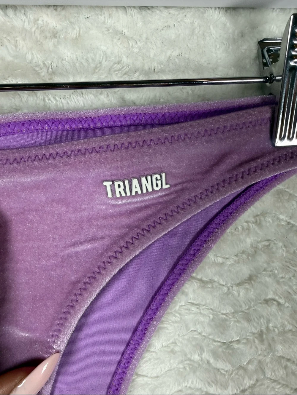triangl swimwear Lavender Purple Bikini Set